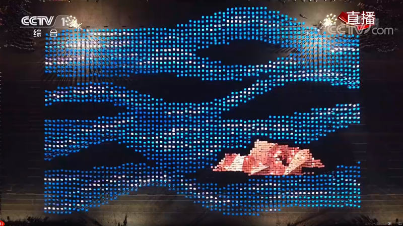 3290块奥蕾达光影屏，为祖国70周年庆典晚会添彩！